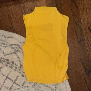 Free People Mustard Yellow Tank Top
